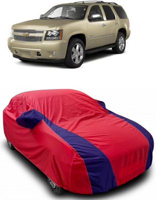 ANTOFY Car Cover For Chevrolet Tahoe 5.7L V8 (With Mirror Pockets)(Red, Blue)