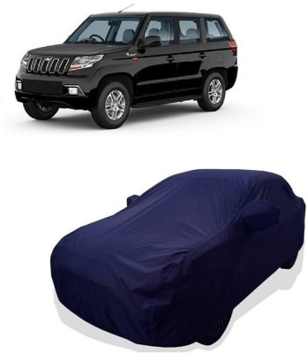 Tricway Car Cover For Mahindra TUV 300 Plus P6 Diesel (With Mirror Pockets)(Blue)