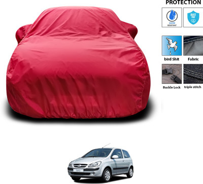 PAGORA Car Cover For Hyundai Getz (With Mirror Pockets)(Maroon)