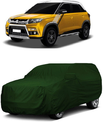 ANTOFY Car Cover For Maruti Suzuki Grand Vitara LDi (With Mirror Pockets)(Green)