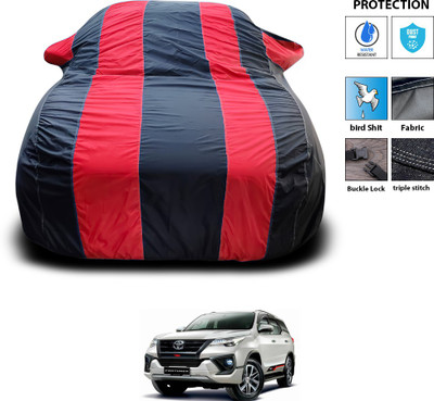 PAGORA Car Cover For Toyota Fortuner 4x4 MT (With Mirror Pockets)(Red)