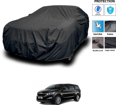 CODOKI Car Cover For Kia Grand Carnival (With Mirror Pockets)(Black)