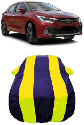 Wegather Car Cover For Toyota Glanza V (With Mirror Pockets)(Yellow)