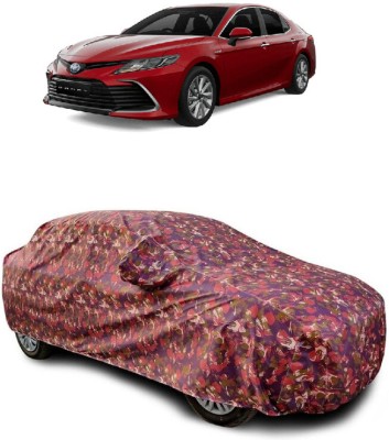 SUGASHRI Car Cover For Toyota Camry (With Mirror Pockets)(Multicolor)