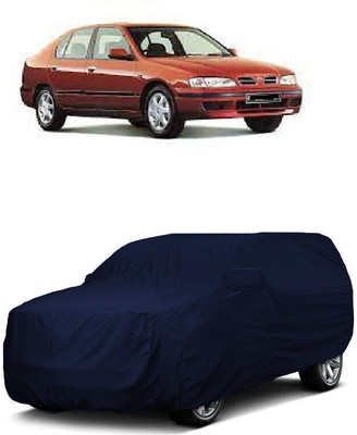 ANTOFY Car Cover For Nissan Primera 1.6 SX (With Mirror Pockets)(Blue)