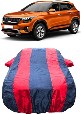 Wegather Car Cover For Kia Seltos HTK Plus G Petrol (With Mirror Pockets)(Red)