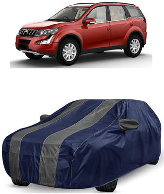 ANTOFY Car Cover For Mahindra XUV500 W10 AWD (With Mirror Pockets)(Grey, Blue)