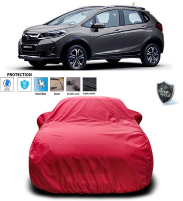 PAGORA Car Cover For Honda WR-V (With Mirror Pockets)(Maroon)