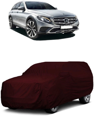 ANTOFY Car Cover For Mercedes Benz E-Class All-Terrain E 220 d Diesel (With Mirror Pockets)(Maroon)