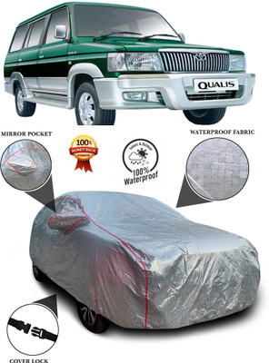 PAGORA Car Cover For Toyota Qualis (With Mirror Pockets)(Silver)