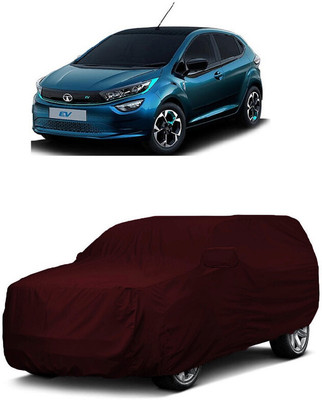 ANTOFY Car Cover For Tata Altroz EV (With Mirror Pockets)(Maroon)