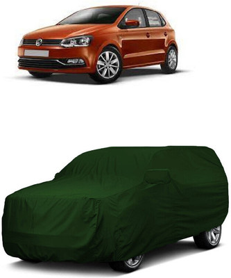 ANTOFY Car Cover For Volkswagen Polo GT 1.5 TDI (With Mirror Pockets)(Green)