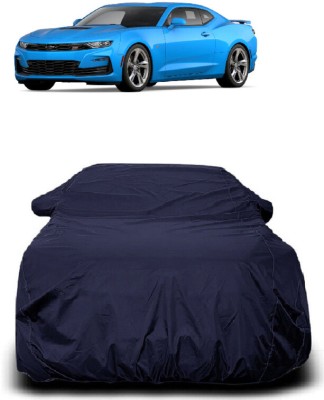 Autoprime Car Cover For Chevrolet Camaro 2.5L (With Mirror Pockets)(Blue)