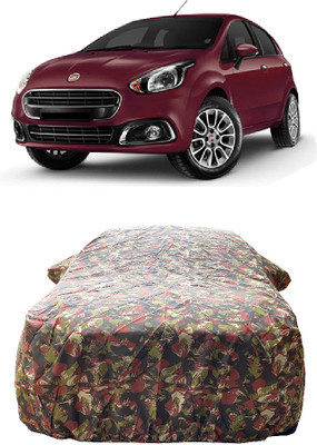 Wegather Car Cover For Fiat Grande Punto (With Mirror Pockets)(Multicolor)