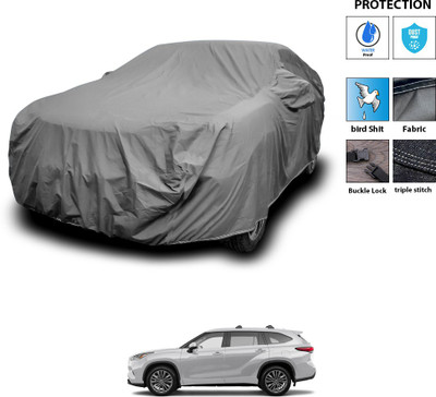PAGORA Car Cover For Toyota Highlander (With Mirror Pockets)(Grey)