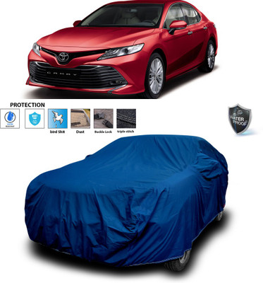 PAGORA Car Cover For Toyota Camry (With Mirror Pockets)(Blue)