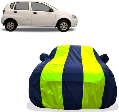Tricway Car Cover For Chevrolet Aveo Uva 1.2 LS (With Mirror Pockets)(Yellow)