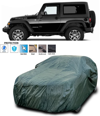 PAGORA Car Cover For Mahindra Thar (With Mirror Pockets)(Green)