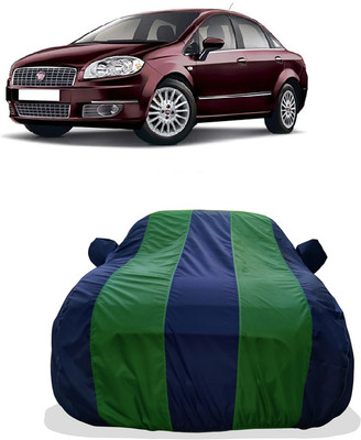 Tricway Car Cover For Fiat Linea 1.3 Multijet Emotion (With Mirror Pockets)(Green)