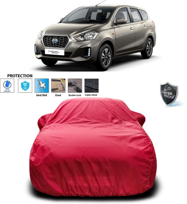 CODOKI Car Cover For Datsun GO Plus A (With Mirror Pockets)(Maroon)
