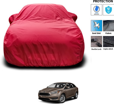 CODOKI Car Cover For Ford Focus (With Mirror Pockets)(Maroon)