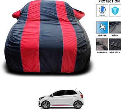 PAGORA Car Cover For Kia Picanto (With Mirror Pockets)(Red)