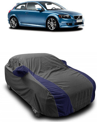 ANTOFY Car Cover For Volvo C30 1.6 ES (With Mirror Pockets)(Grey, Blue)