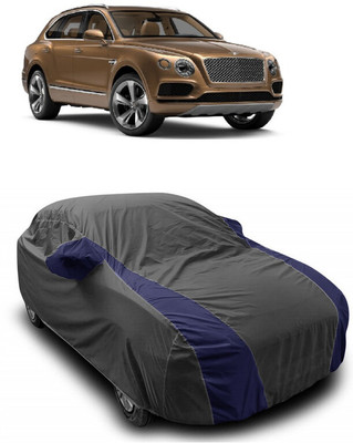 ANTOFY Car Cover For Bentley Bentayga V8 Petrol (With Mirror Pockets)(Grey, Blue)