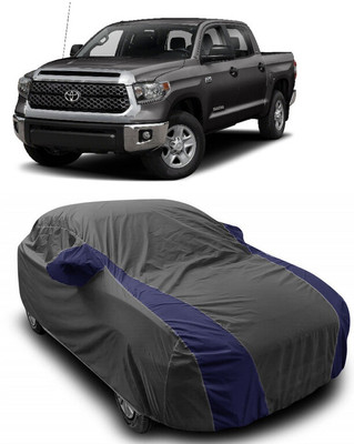 ANTOFY Car Cover For Toyota Tundra 5.7L V8 (With Mirror Pockets)(Grey, Blue)