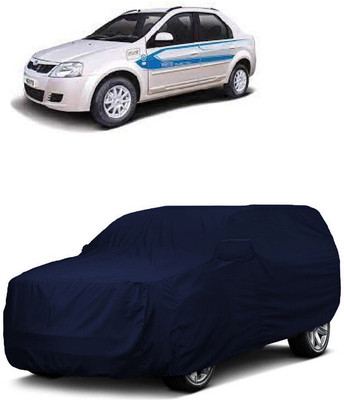 ANTOFY Car Cover For Mahindra E Verito D2 (With Mirror Pockets)(Blue)