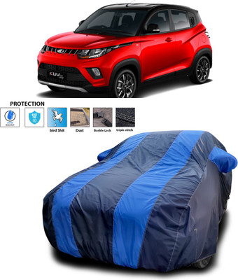 PAGORA Car Cover For Mahindra KUV100 (With Mirror Pockets)(Blue)