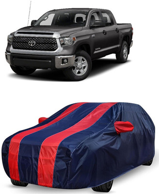 ANTOFY Car Cover For Toyota Tundra 5.7L V8 (With Mirror Pockets)(Red, Blue)