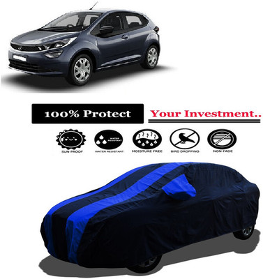 Amexride Car Cover For Tata Altroz XT Petrol (With Mirror Pockets)(Multicolor)