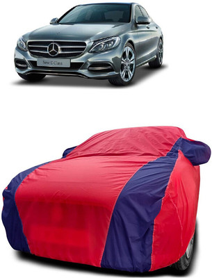 Autoprime Car Cover For Mercedes Benz C-Class C 250 CDI Avantgarde (With Mirror Pockets)(Red, Blue)