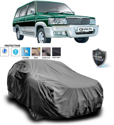 PAGORA Car Cover For Toyota Qualis (With Mirror Pockets)(Grey)