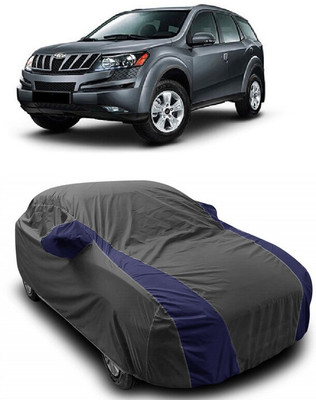ANTOFY Car Cover For Mahindra XUV500 W8 2WD (With Mirror Pockets)(Grey, Blue)