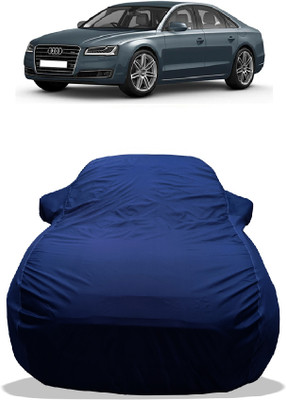 Wegather Car Cover For Audi A8 3.0 TDI Quattro (With Mirror Pockets)(Blue)