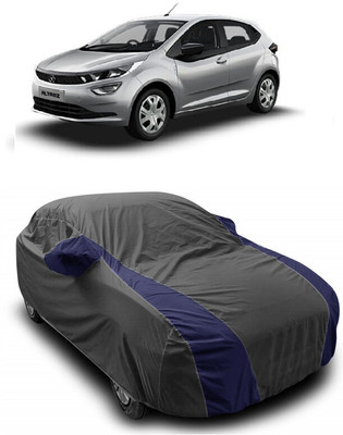 ANTOFY Car Cover For Tata Altroz XT Diesel (With Mirror Pockets)(Grey, Blue)