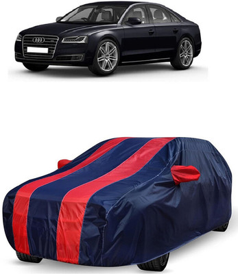 ANTOFY Car Cover For Audi A8 4E 3.0 TDI Quattro (With Mirror Pockets)(Red, Blue)
