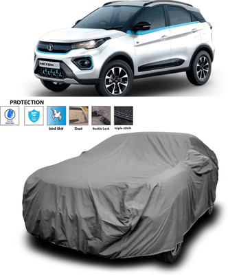 GOSHIV-car and bike accessories Car Cover For Tata Nexon (With Mirror Pockets)(Grey)