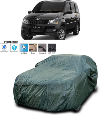 GOSHIV-car and bike accessories Car Cover For Mahindra Xylo (With Mirror Pockets)(Green)