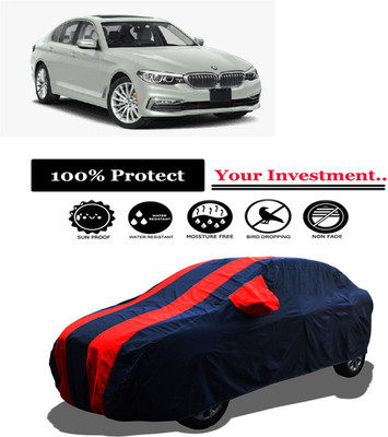 Amexride Car Cover For BMW 5 Series 530i (With Mirror Pockets)(Red)
