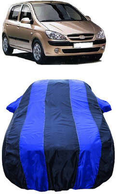 Wegather Car Cover For Hyundai Getz 1.1 GVS (With Mirror Pockets)(Blue)