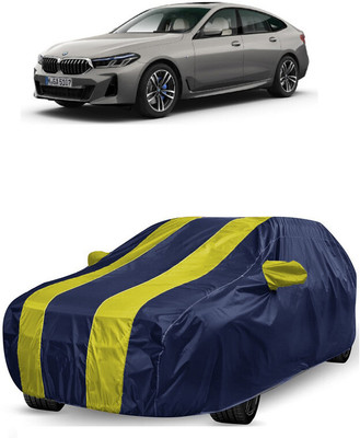ANTOFY Car Cover For BMW 6 Series GT (With Mirror Pockets)(Yellow, Blue)