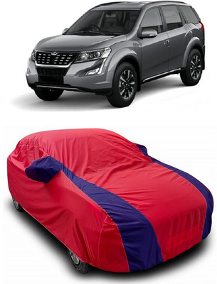 ANTOFY Car Cover For Mahindra XUV500 W7 Diesel (With Mirror Pockets)(Red, Blue)