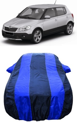 Wegather Car Cover For Skoda Fabia Scout (With Mirror Pockets)(Blue)