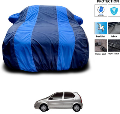 PAGORA Car Cover For Tata Indica V2 (With Mirror Pockets)(Blue)