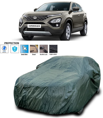 PAGORA Car Cover For Tata Harrier (With Mirror Pockets)(Green)