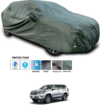 PAGORA Car Cover For Toyota Land Cruiser Prado (With Mirror Pockets)(Green)