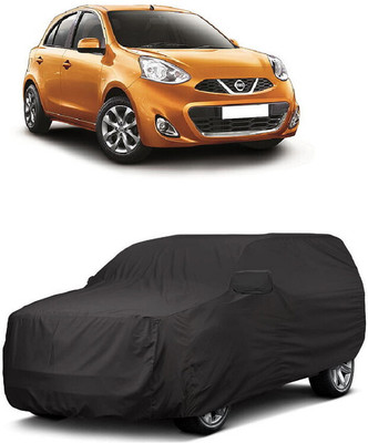 ANTOFY Car Cover For Nissan Micra Diesel XL (With Mirror Pockets)(Grey)